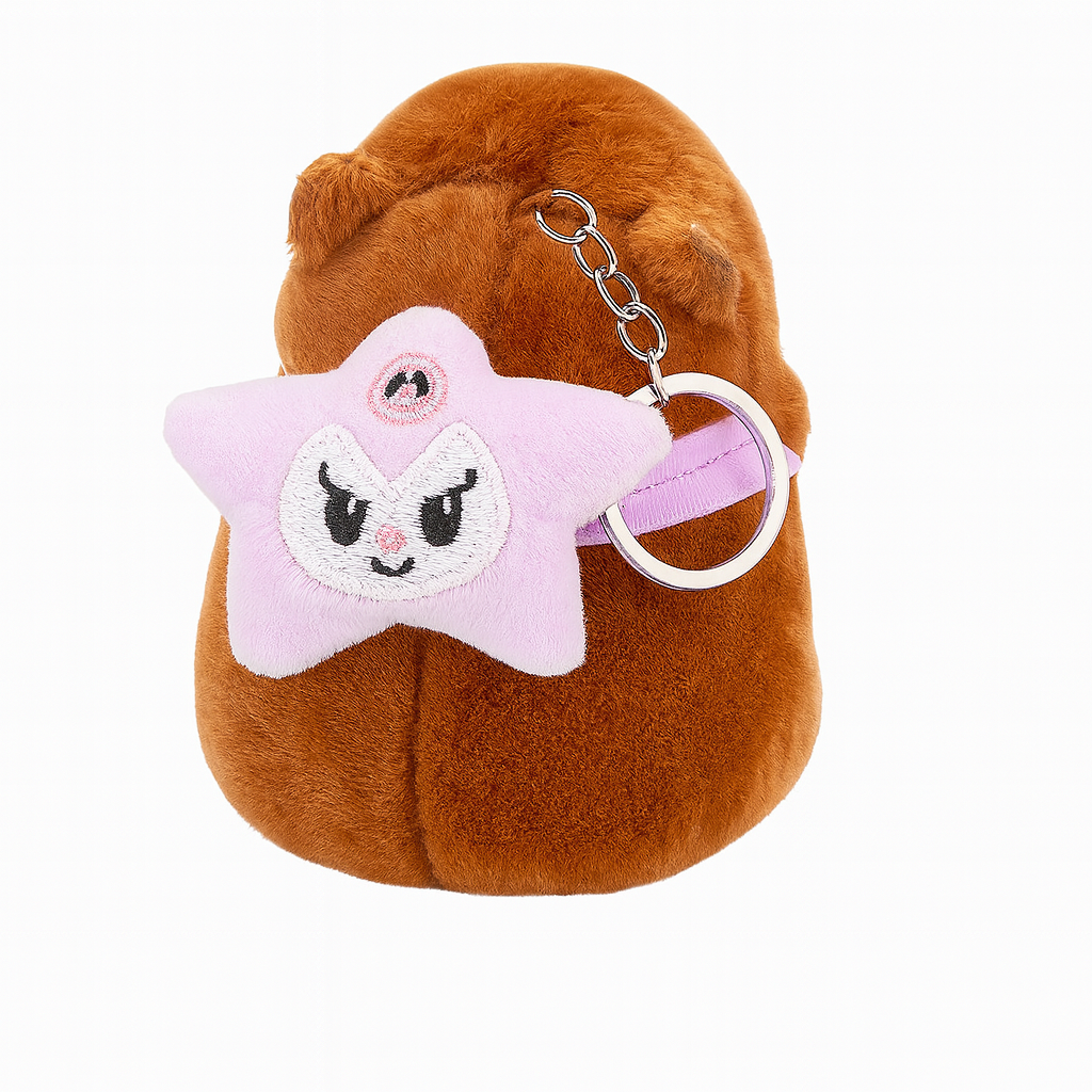 Capybara Keychain Kuromi Backpack
