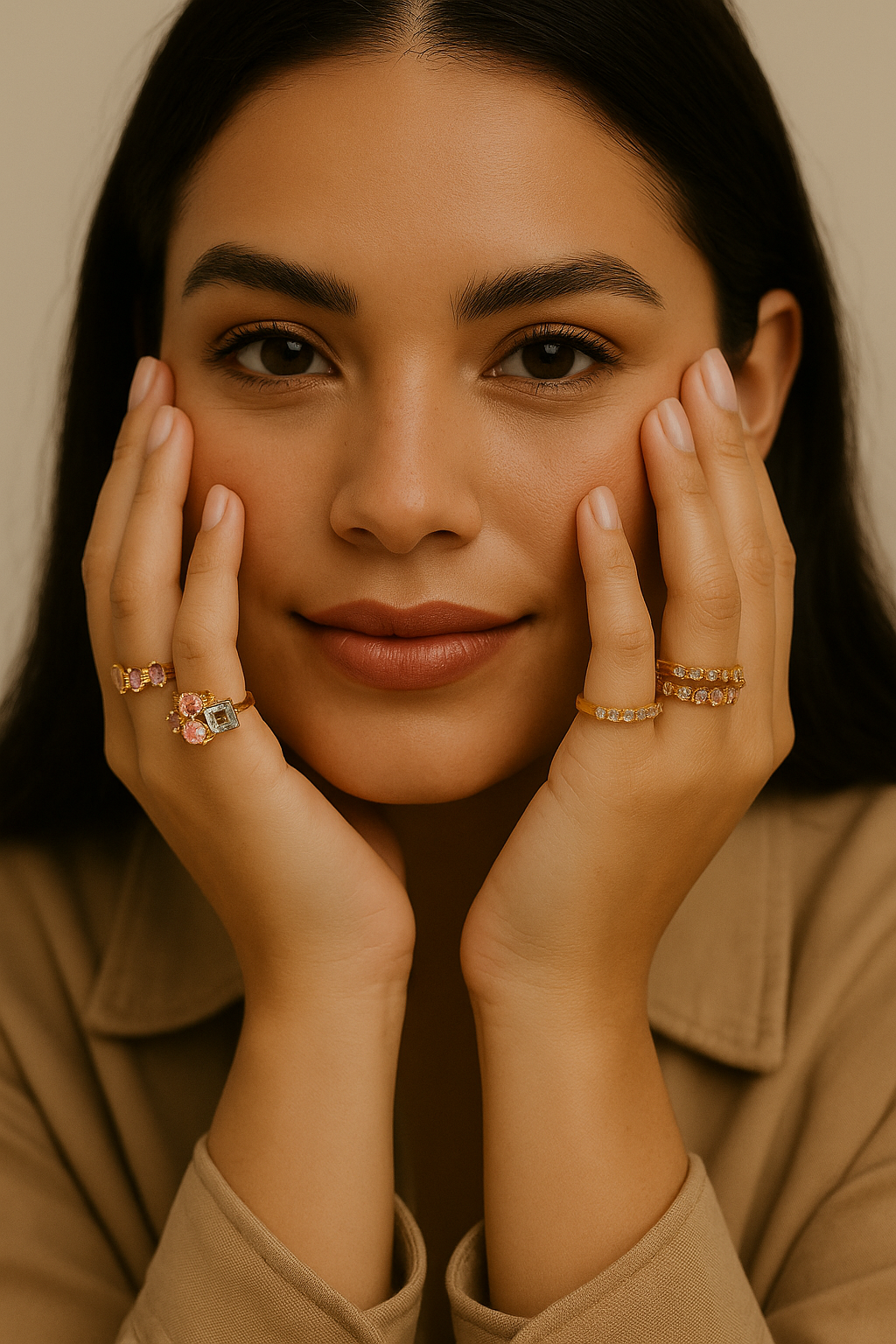 Ana Eternity Gold Ring "Cabarete Collection"