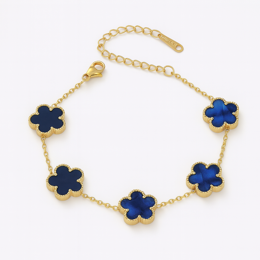 Charmed Clover Gold Bracelet