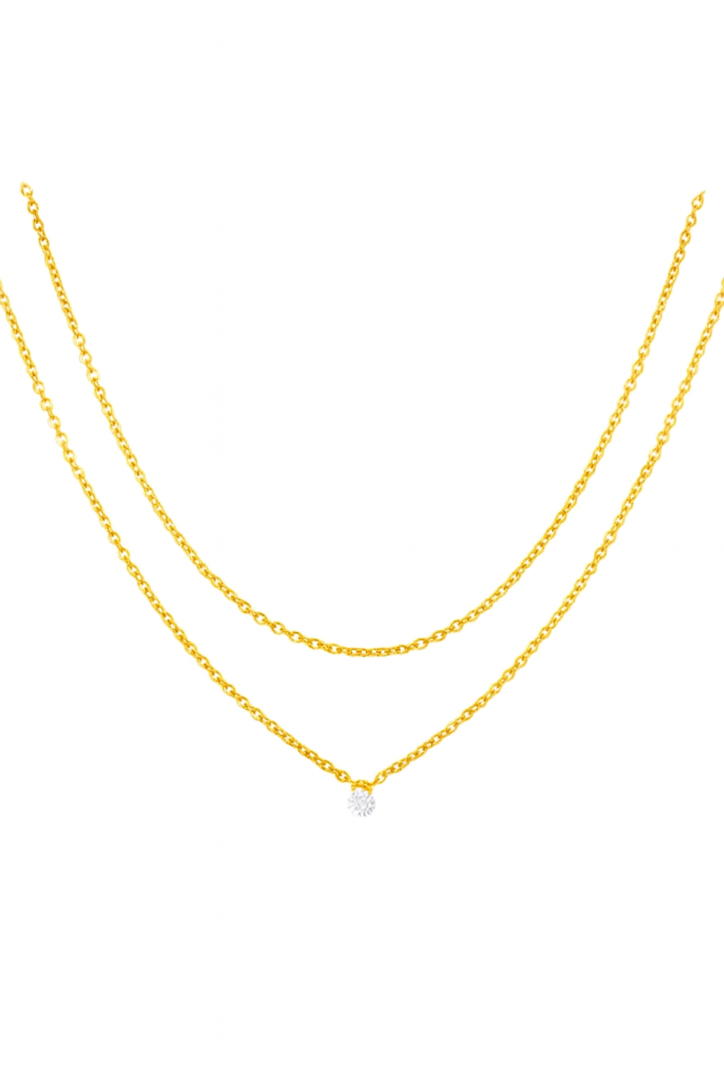 Luna Gold Layered Necklace