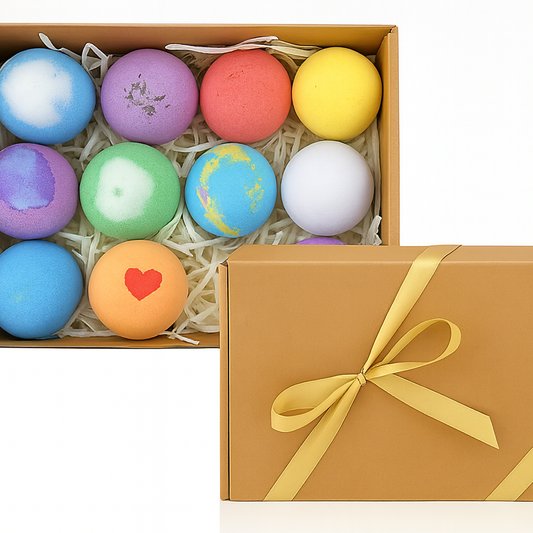 12 piece Essential Oil Bath Bomb Gift set