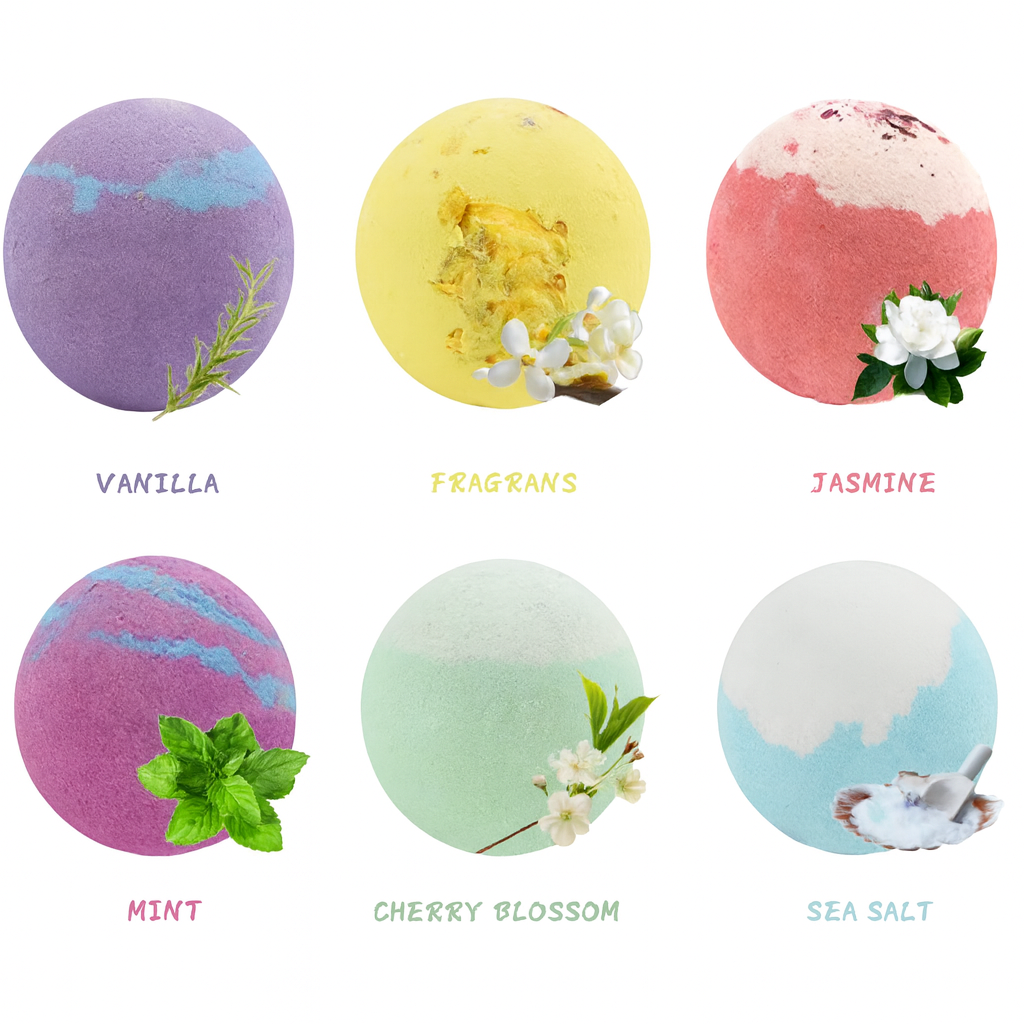 12 piece Essential Oil Bath Bomb Gift set