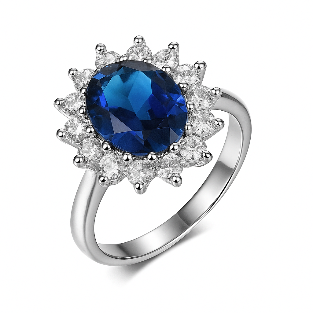 Diana Princess Ring in Platinum