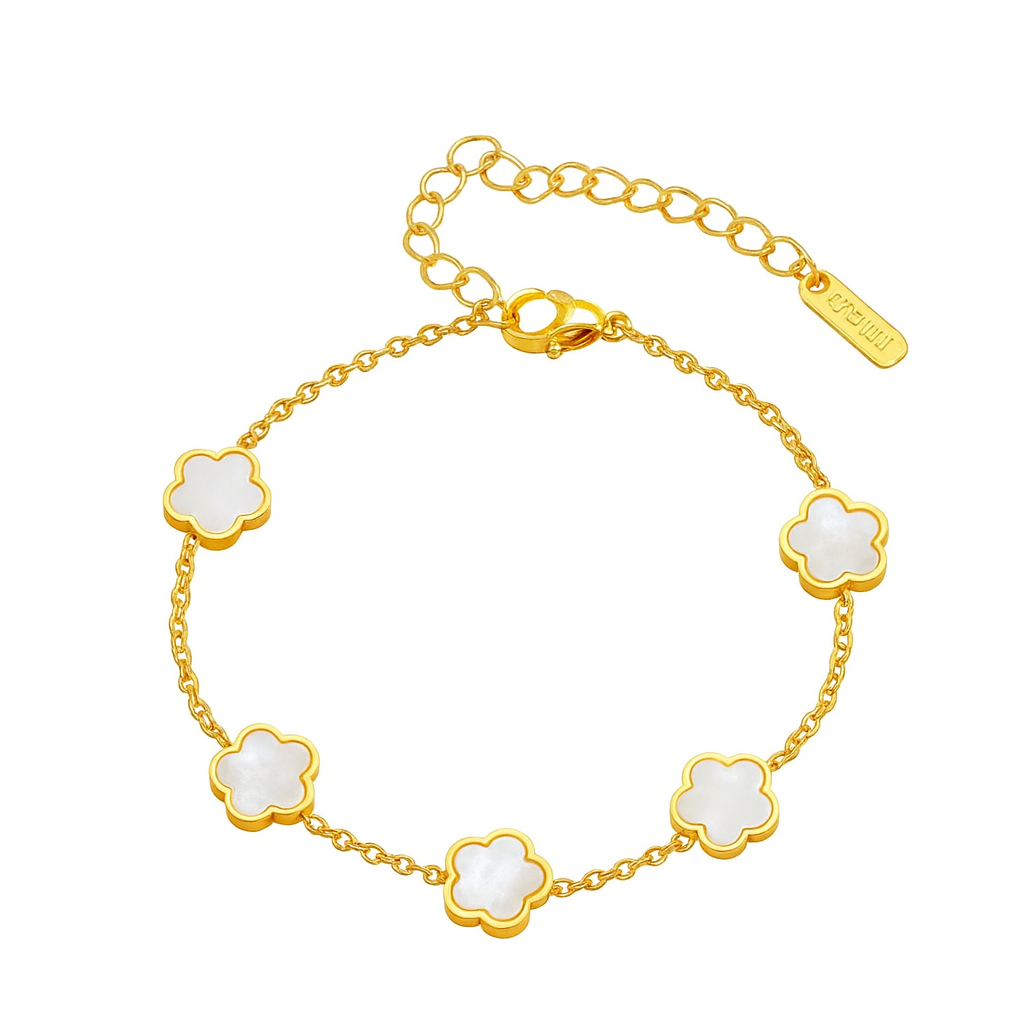 Charmed Clover Gold Bracelet