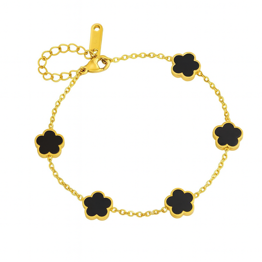 Charmed Clover Gold Bracelet