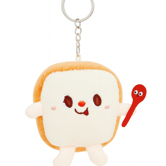 Toast Foodie Keychain