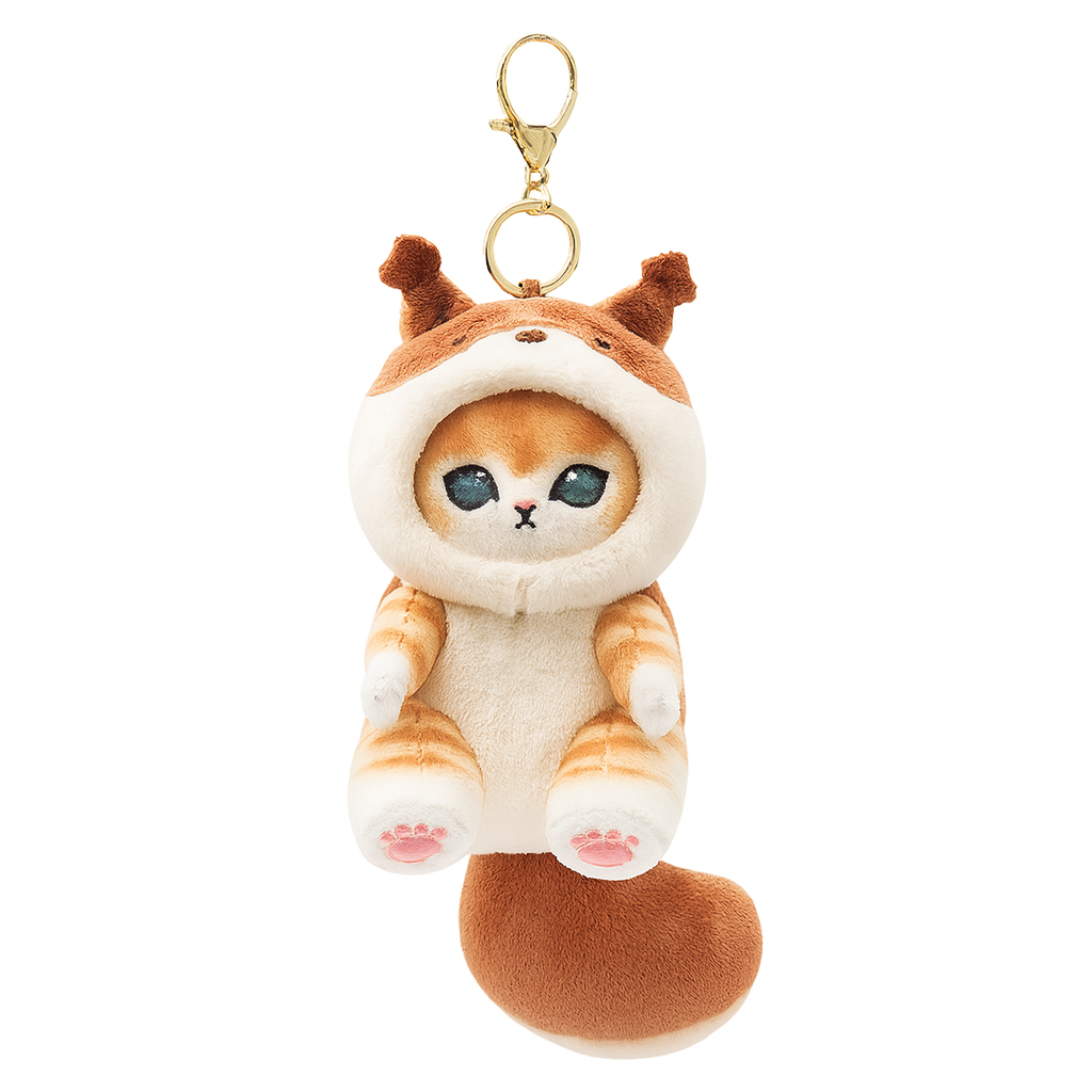 Bear Cat Plush Keychain