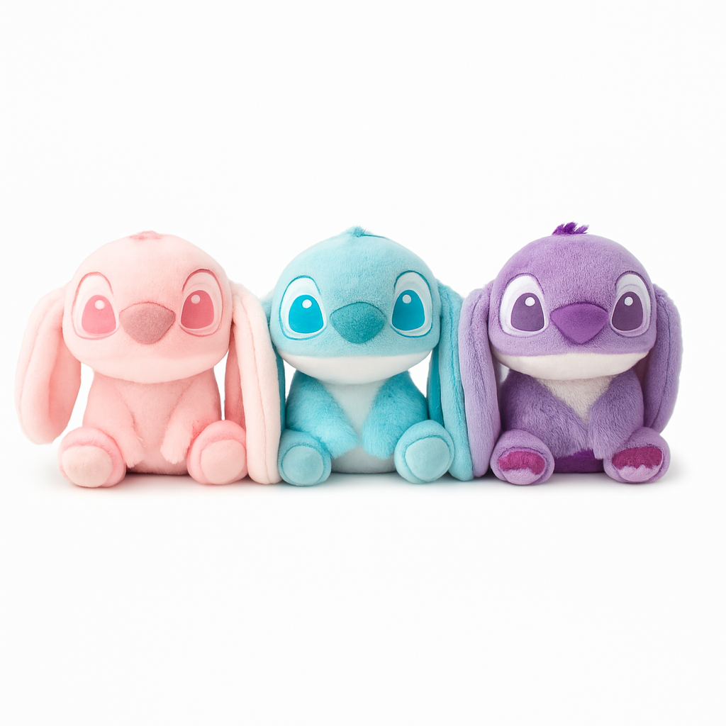 Pink Stitch Plushie Keychain