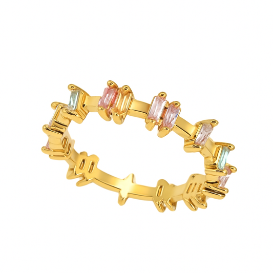 Ana Eternity Gold Ring "Cabarete Collection"