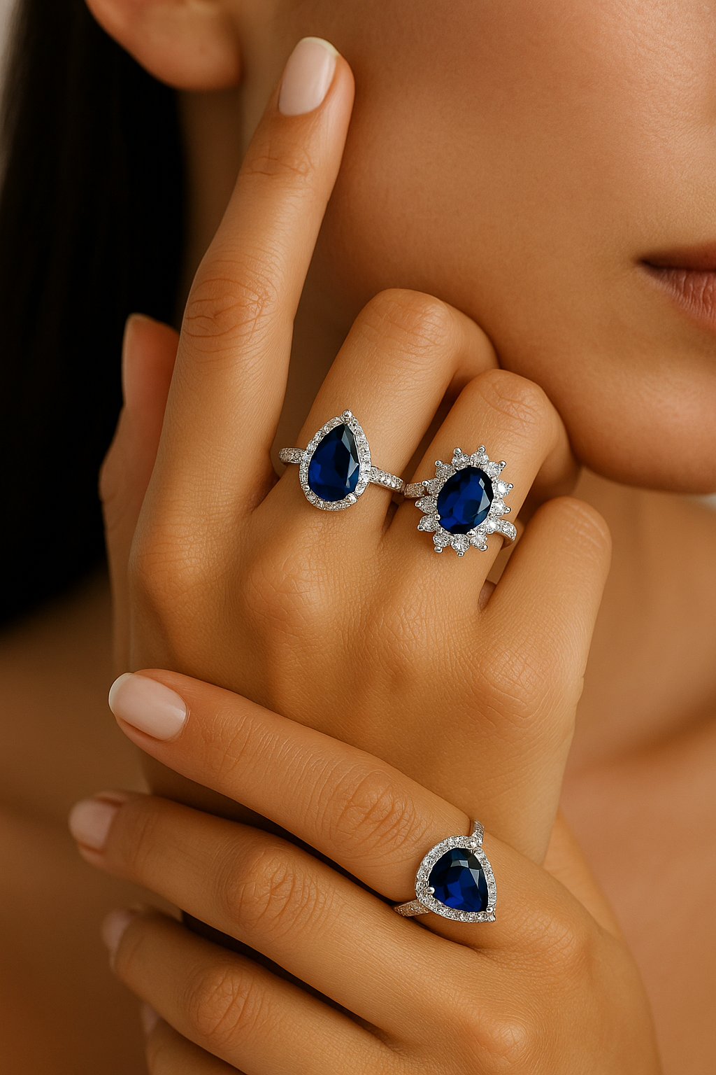 Diana Princess Ring in Platinum