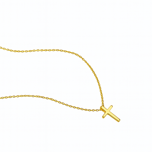 Cross Gold Pendant Necklace