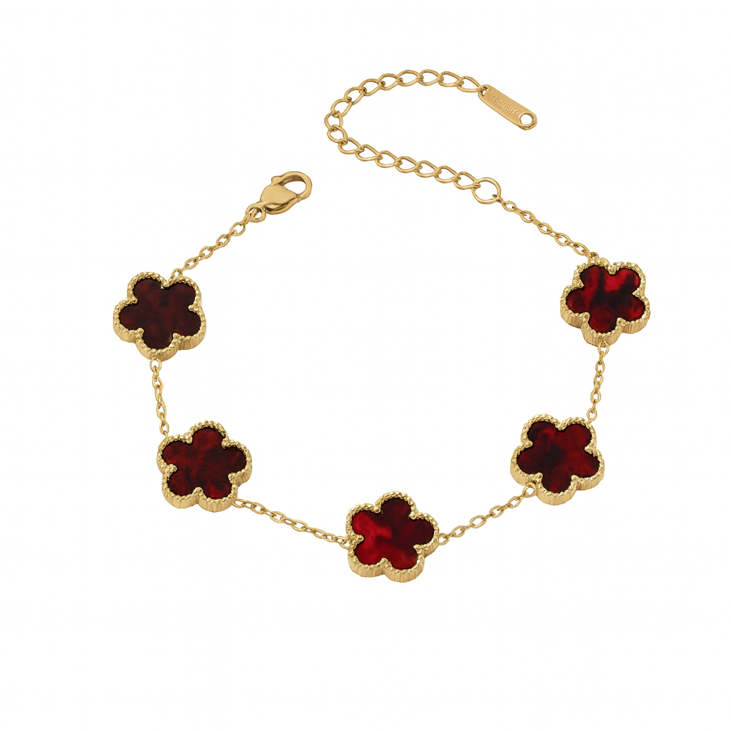Charmed Clover Gold Bracelet