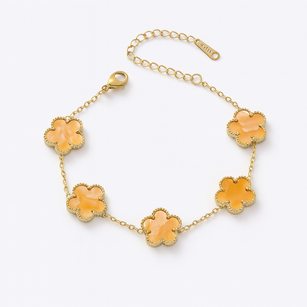 Charmed Clover Gold Bracelet