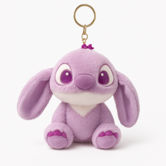 Purple Stitch Plushie Keychain