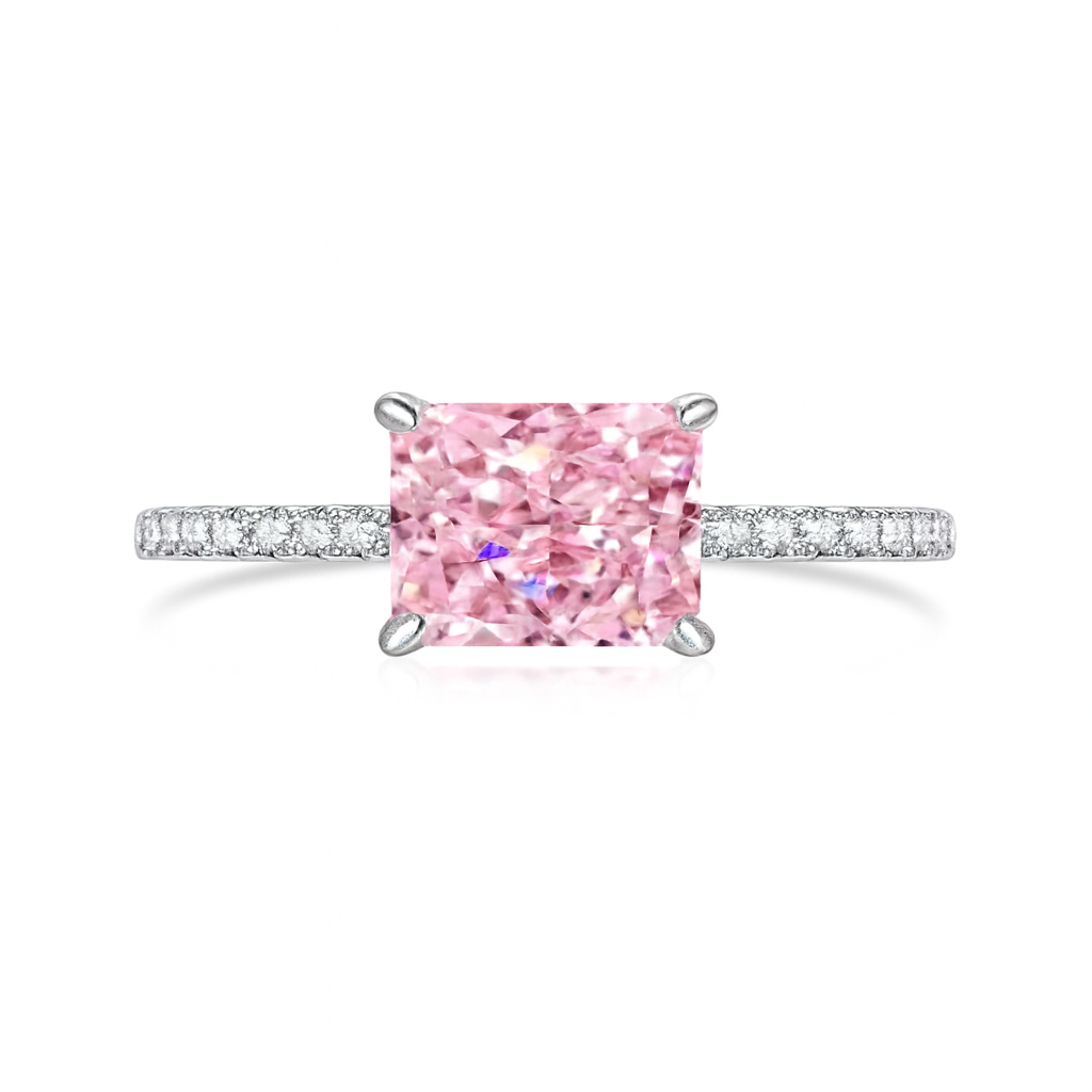 Rosé Ring in Sterling Silver