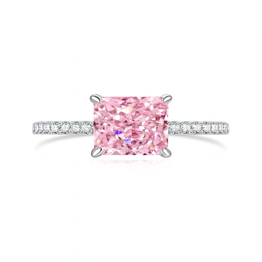 Rosé Ring in Sterling Silver