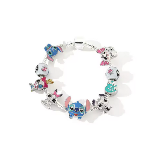 Stitch & Friends Charm Bracelet