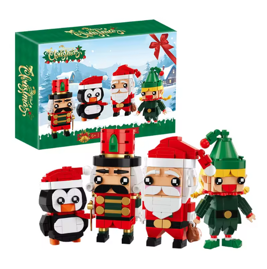 Christmas Building Block Set – 4 Figures