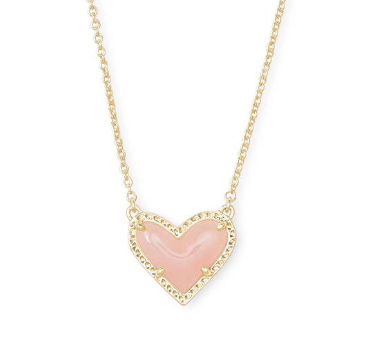 Amor Gold Heart Pendant Necklace