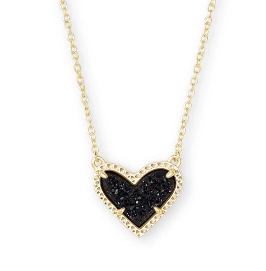 Amor Gold Heart Pendant Necklace